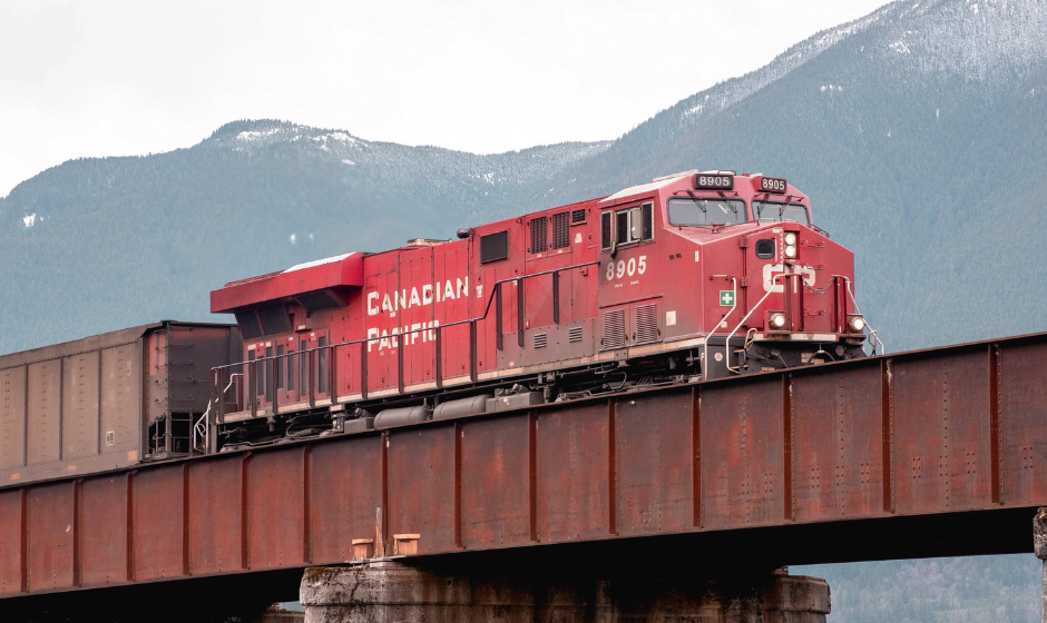 A Canadian Pacific train