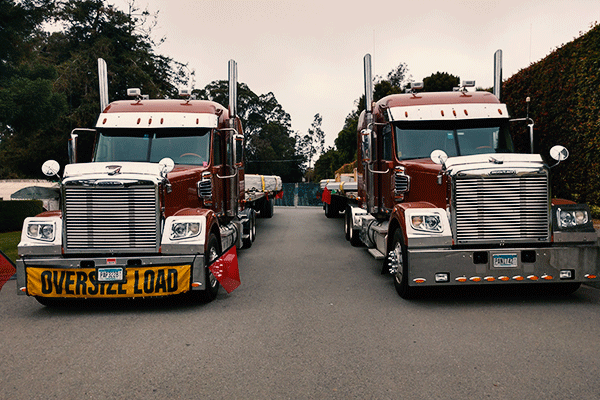 two-flatbed-over-dimensional-loads