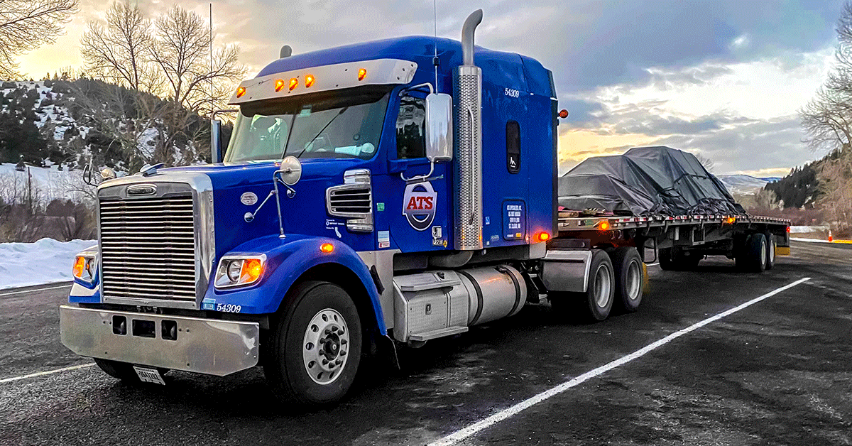 48-foot flatbed trailer