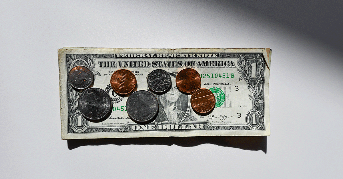 Money-on-The-Table-Paper and Coin