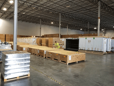 Crates in a Warehouse