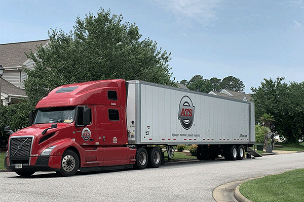 Dry-van-freight-shipment